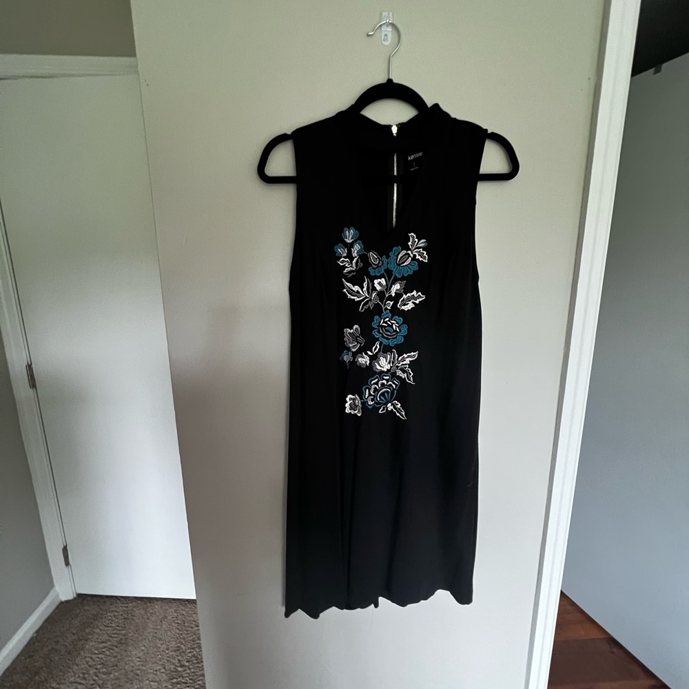 Black Embroidered Dress